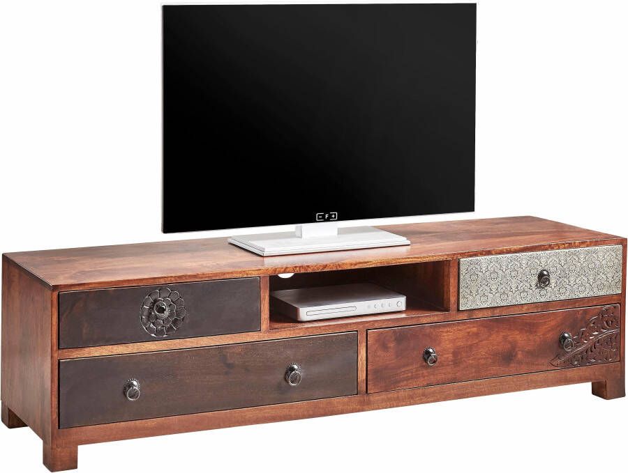 Home affaire Tv-meubel Breedte 150 cm met voorkanten van metaal - Foto 10