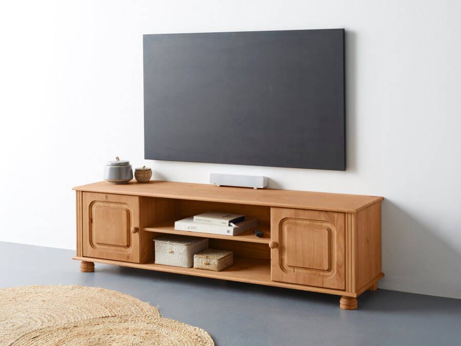 Home affaire Tv-meubel Mette met kabelinvoer en een plank
