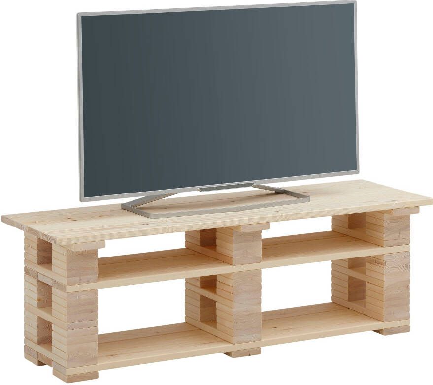 Home affaire Tv-meubel Pinus in het trendy palletdesign - Foto 5