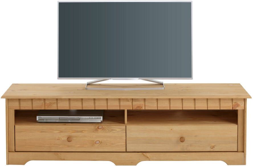 Home affaire Tv-meubel Poehl Breedte 160 cm van massief grenen