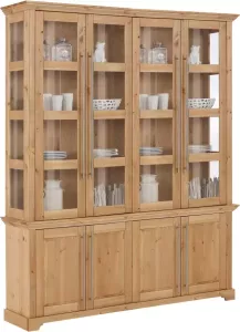 Home affaire Vitrinekast Meliss Van massief hout