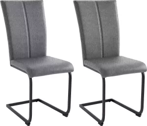 Home affaire Vrijdragende stoel Nils Stoel belastbaar tot 120 kg (set 2 stuks)