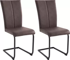 Home affaire Vrijdragende stoel Nils Stoel belastbaar tot 120 kg (set 2 stuks)