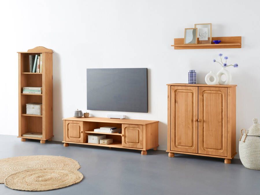 Home affaire Wandmeubel Mette 1 halfhoge kast 1 boekenkast en 1 tv-meubel zonder wandboard (3-delig) - Foto 5