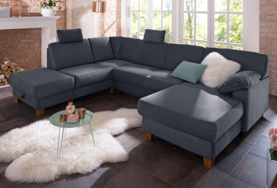 Home affaire Zithoek Belfort U-vorm met binnenvering naar keuze met slaapfunctie en bergruimte - Foto 15