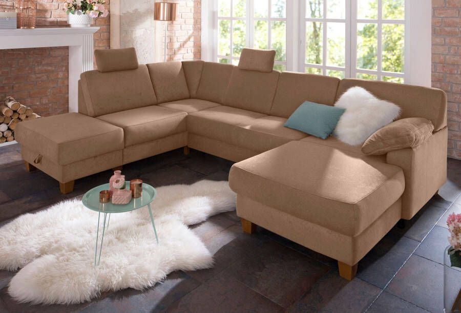 Home affaire Zithoek Belfort U-vorm met binnenvering naar keuze met slaapfunctie en bergruimte - Foto 8