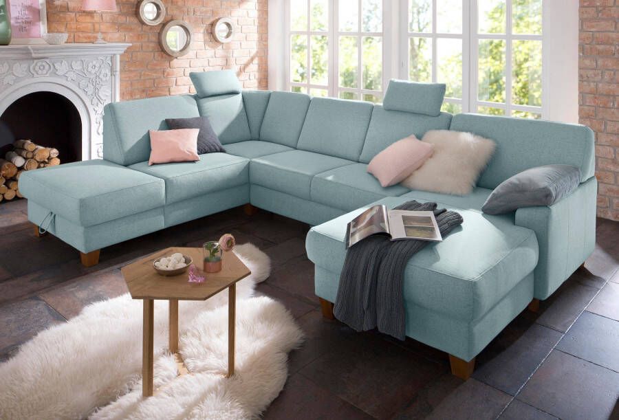 Home affaire Zithoek Belfort U-vorm met binnenvering naar keuze met slaapfunctie en bergruimte - Foto 15