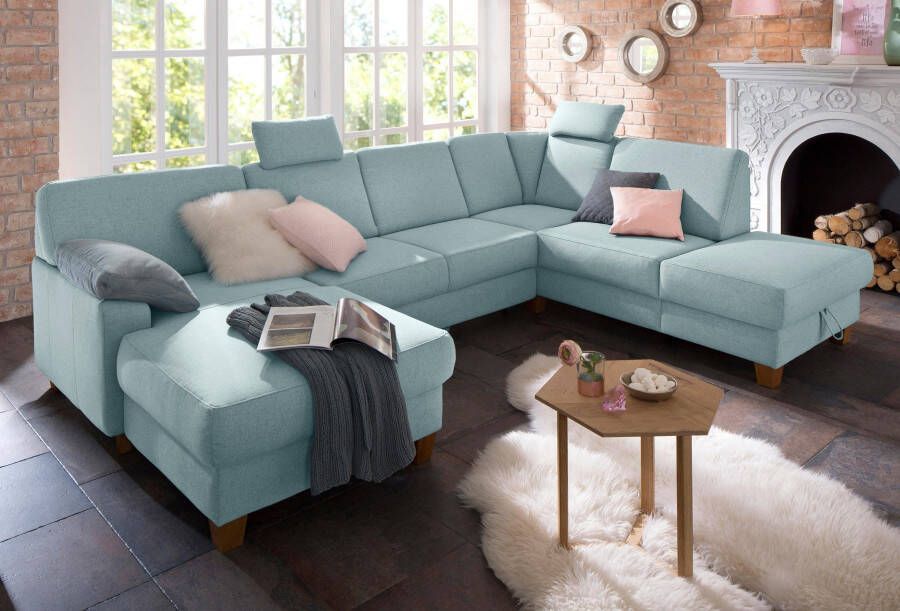 Home affaire Zithoek Belfort U-vorm met binnenvering naar keuze met slaapfunctie en bergruimte - Foto 16