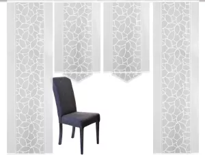 HOME WOHNIDEEN Paneelgordijn JENNA Paneelgordijn jacquard set (4 stuks)