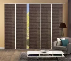 HOME WOHNIDEEN Paneelgordijn SCAR HxB: 245x60 inclusief bevestigingsmateriaal (5 stuks)