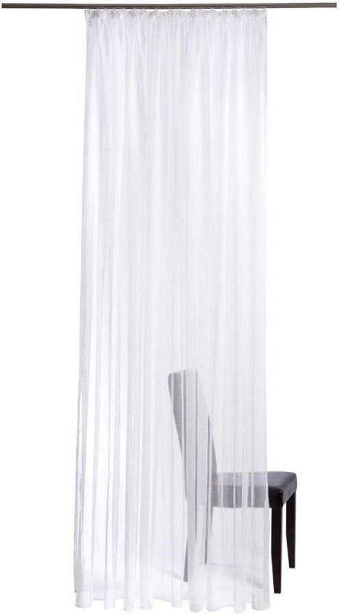 HOMING Gordijn GLENDALE Gekreukte gordijn wit transparant macramé woonkamer slaapkamer (1 stuk) - Foto 2