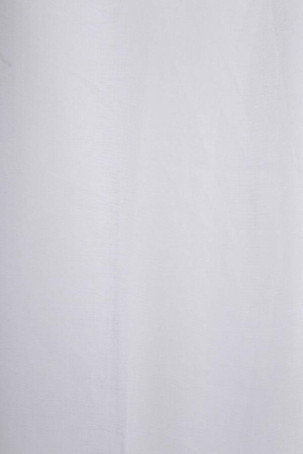 HOMING Gordijn GLENDALE Gekreukte gordijn wit transparant macramé woonkamer slaapkamer (1 stuk)