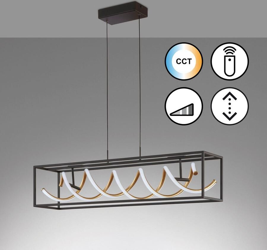 Honsel Leuchten Hanglamp Gian duurzame led (1 stuk) - Foto 2