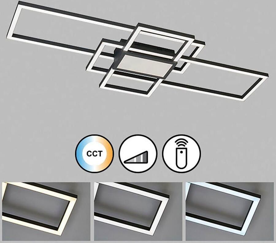 Honsel Leuchten Plafondlamp Seth duurzame led dimbaar (1 stuk) - Foto 2