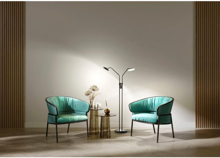 Honsel Leuchten Staande lamp Tallri duurzame led dimbaar (1 stuk) - Foto 3