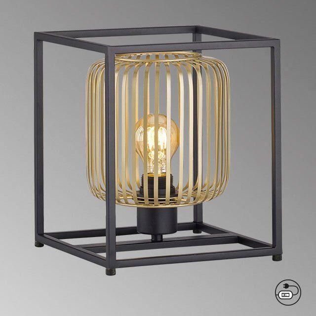 Honsel Leuchten Tafellamp CAYDO Moderne zandzwarte lamp geeft je ruimte iets extravagants (1 stuk) - Foto 3