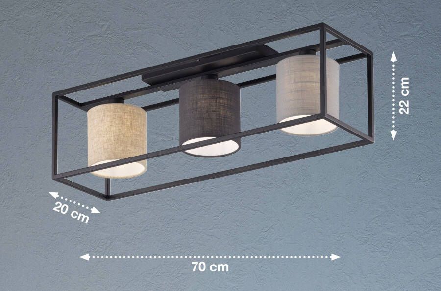 Honsel Leuchten Plafondlamp Isko (1 stuk)