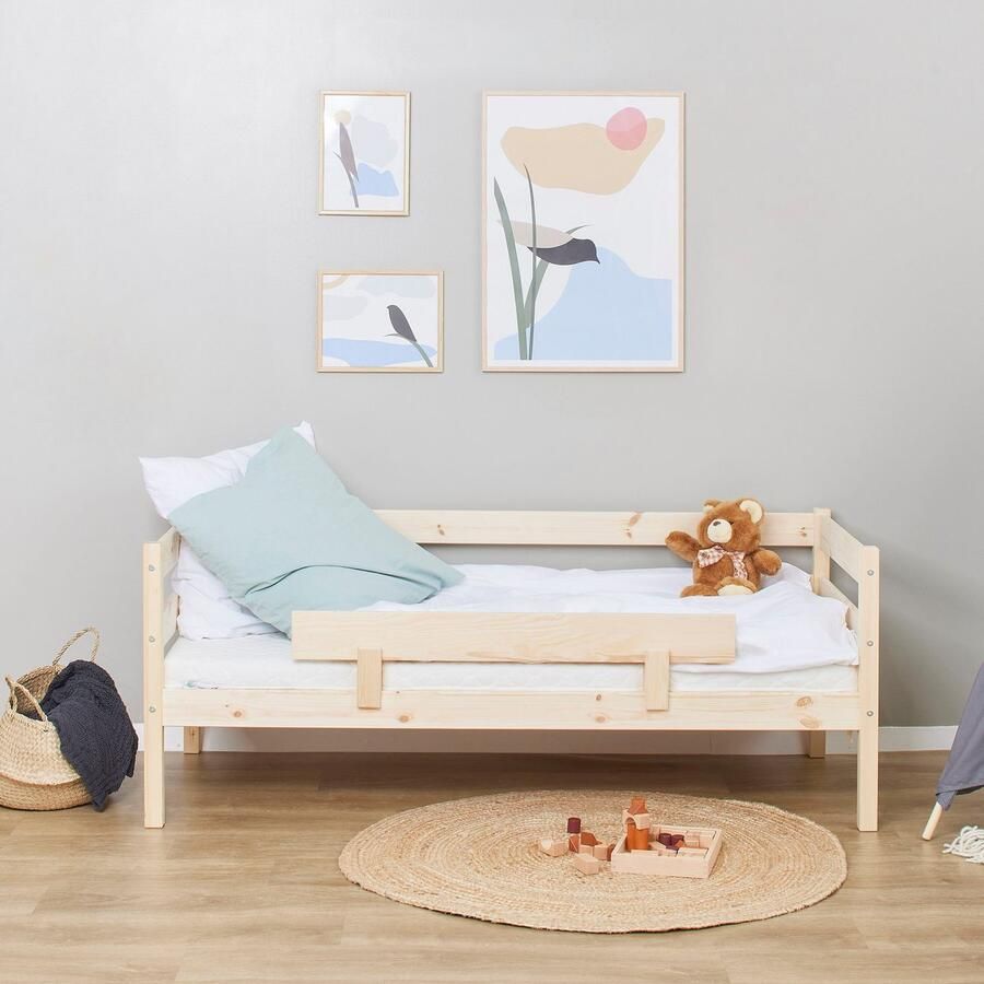 Hoppekids 1-persoonsledikant ECO Comfort kinderbed massief grenenhout tienerbed inclusief lattenbodem (set) - Foto 4