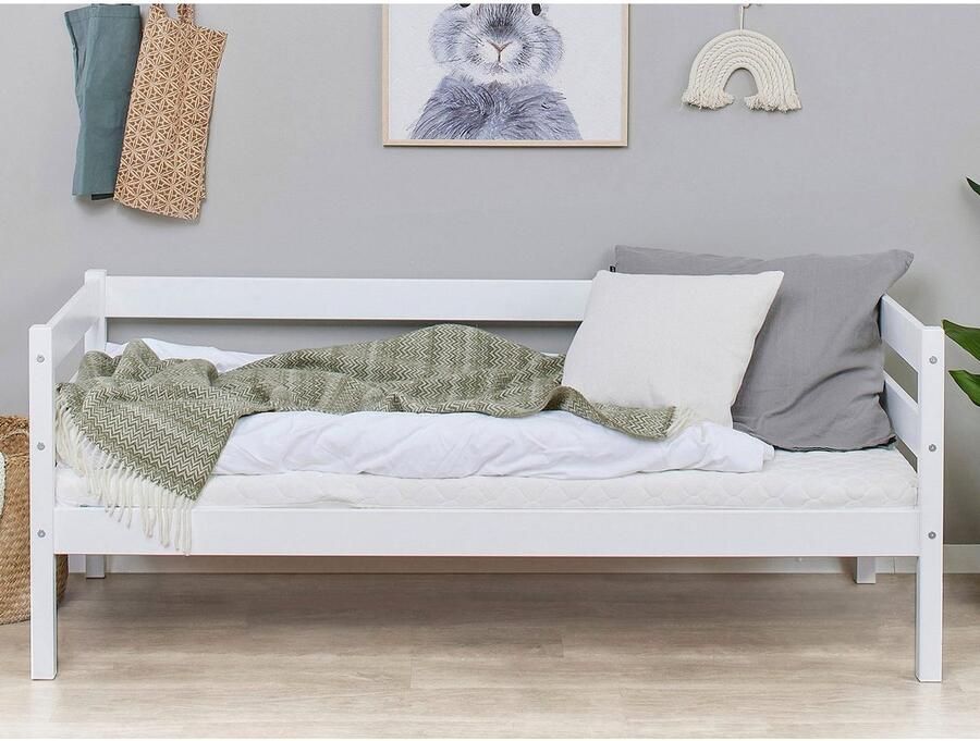 Hoppekids 1-persoonsledikant ECO Comfort kinderbed massief grenenhout tienerbed inclusief lattenbodem (set) - Foto 6