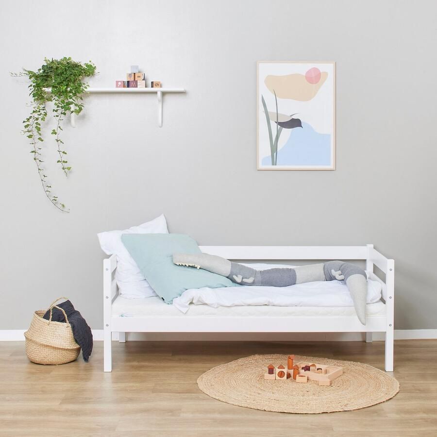 Hoppekids 1-persoonsledikant ECO Comfort kinderbed massief grenenhout tienerbed inclusief lattenbodem (set) - Foto 5