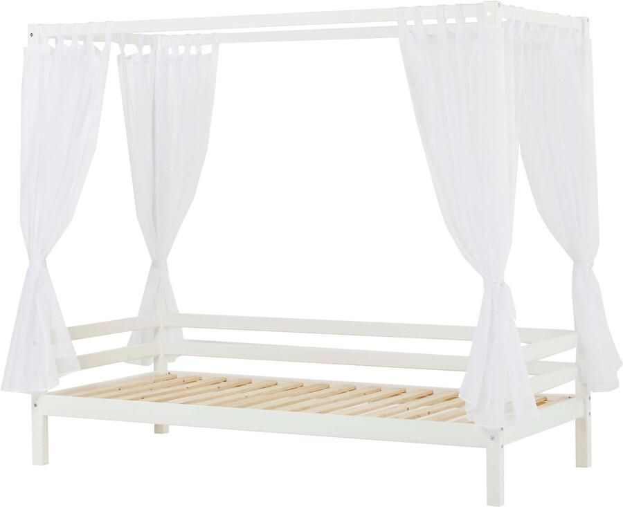 Hoppekids Hemelbed ECO Dream kinder- prinsessenbed 90x200cm H= 182 cm massief grenen - Foto 5