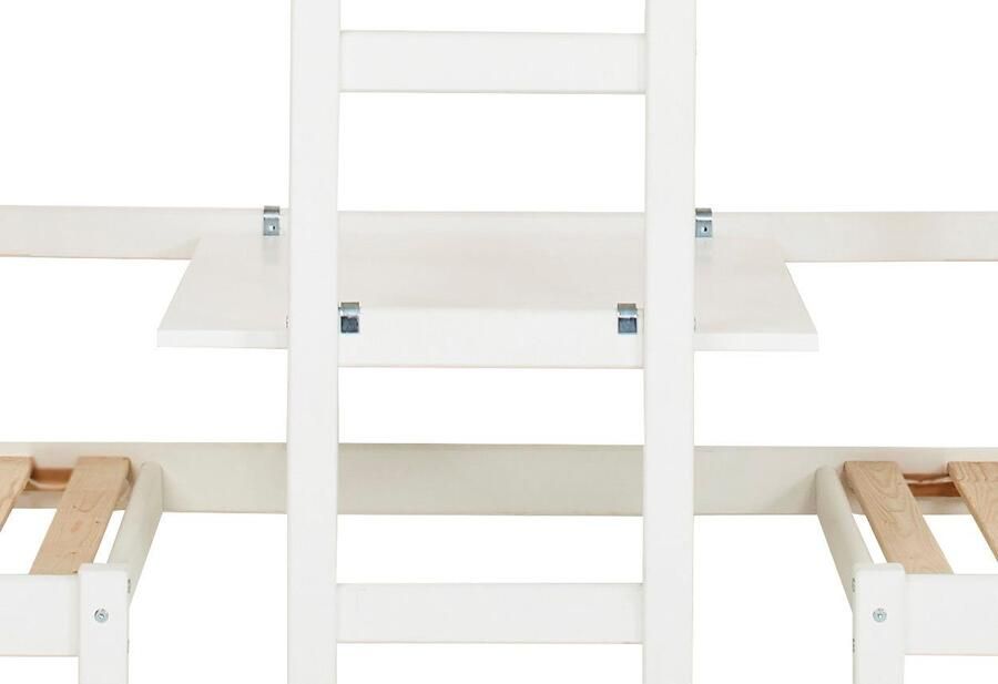 Hoppekids Hoogslaper Kinderbed ECO Dream eenpersoonsbed juniorbed 90x200 5 verschillende kleuren: wit groen blauw roze grijs - Foto 6