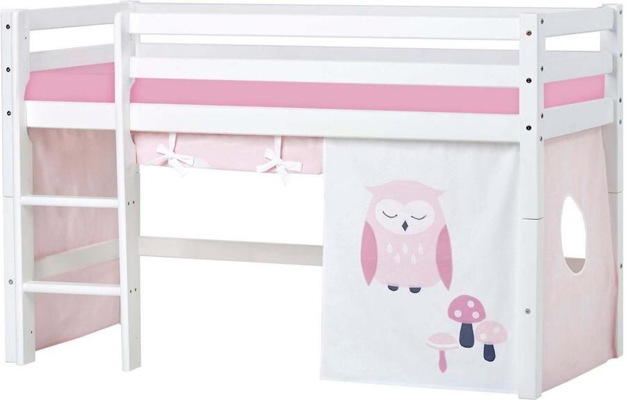 Hoppekids Hoogslaper ECO Dream kinderbed speelbed halfhoog bed van massief hout - Foto 4