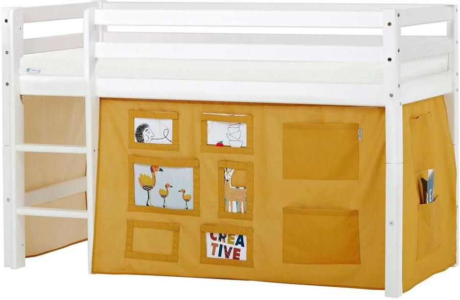 Hoppekids Hoogslaper ECO Dream kinderbed speelbed halfhoog bed van massief hout - Foto 7