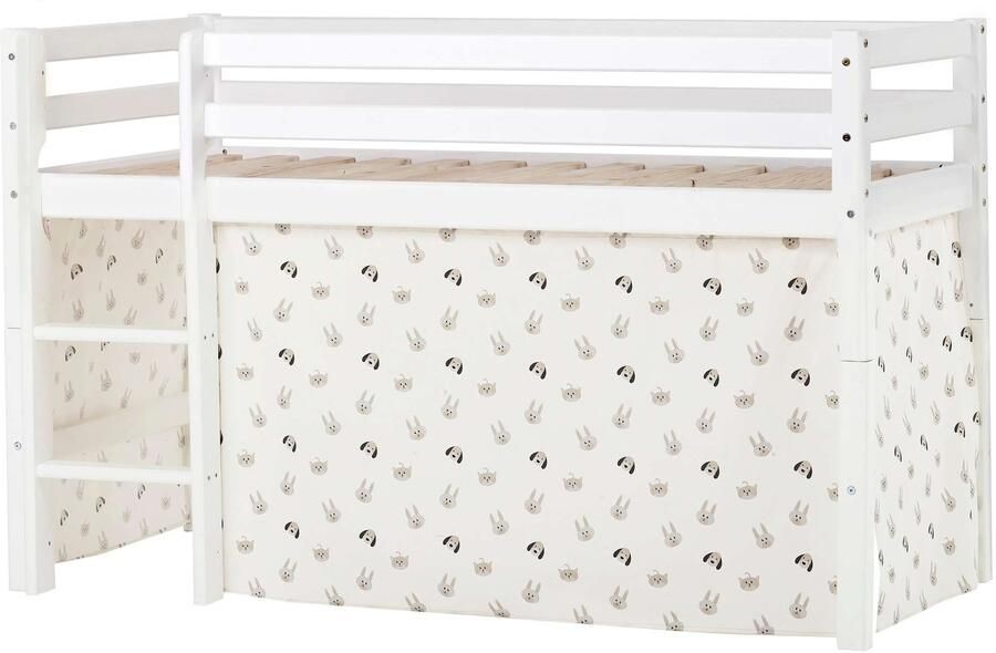 Hoppekids Hoogslaper ECO Dream kinderbed speelbed halfhoog bed van massief hout - Foto 4