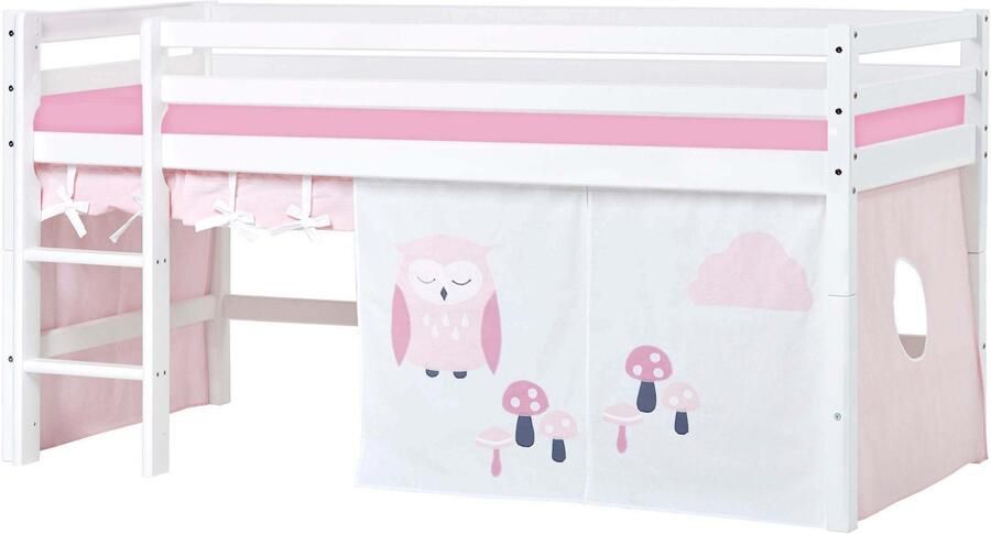 Hoppekids Hoogslaper ECO Dream kinderbed speelbed halfhoog bed van massief hout - Foto 5