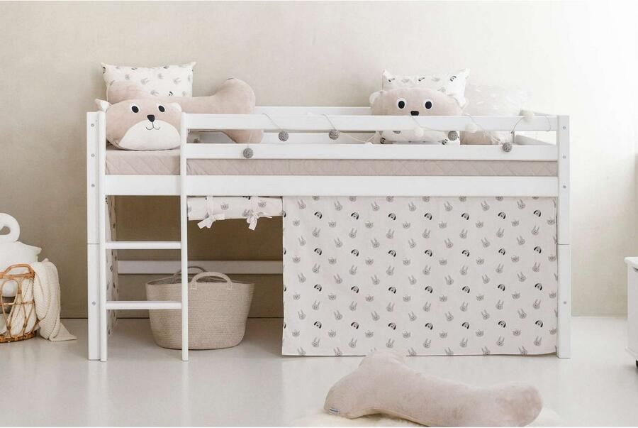 Hoppekids Hoogslaper ECO Dream kinderbed speelbed halfhoog bed van massief hout - Foto 3