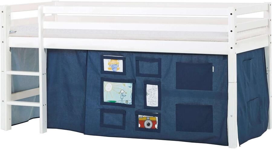 Hoppekids Hoogslaper ECO Dream kinderbed speelbed halfhoog bed van massief hout - Foto 8