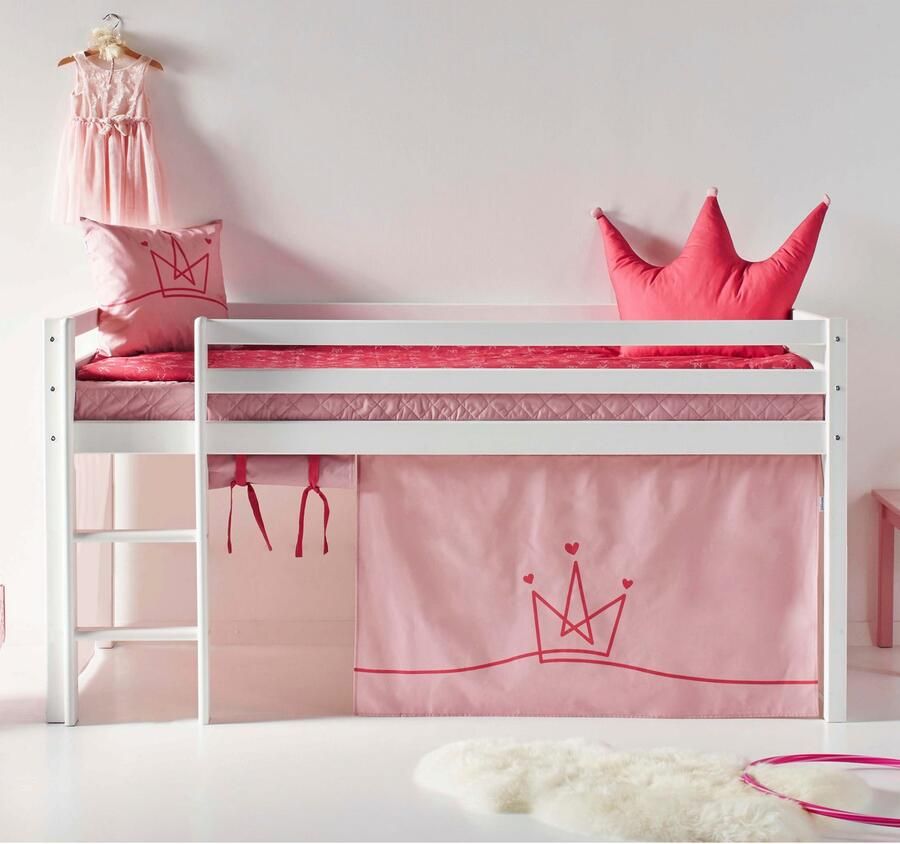 Hoppekids Hoogslaper ECO Dream kinderbed speelbed halfhoog bed van massief hout - Foto 4