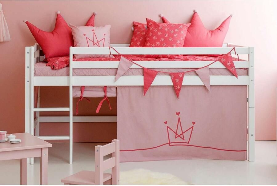 Hoppekids Hoogslaper ECO Dream kinderbed speelbed halfhoog bed van massief hout - Foto 7