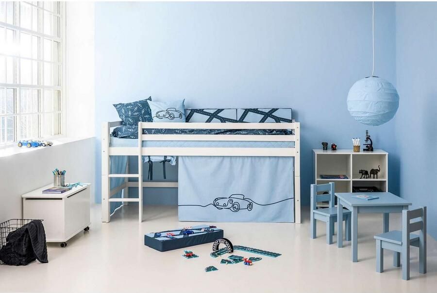 Hoppekids Hoogslaper ECO Dream kinderbed speelbed halfhoog bed van massief hout - Foto 3