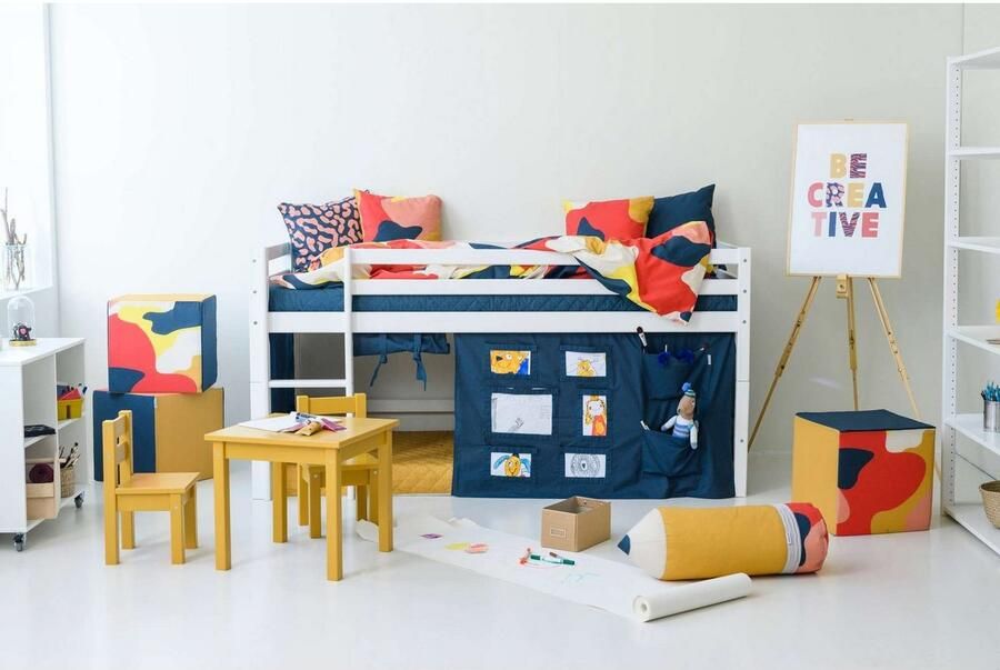 Hoppekids Hoogslaper ECO Dream kinderbed speelbed halfhoog bed van massief hout - Foto 5