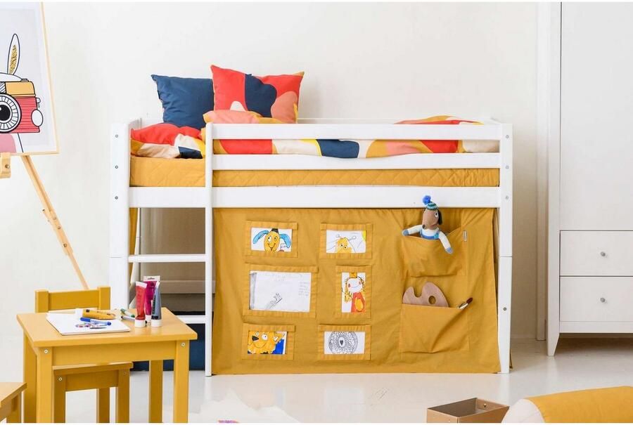 Hoppekids Hoogslaper ECO Dream kinderbed speelbed halfhoog bed van massief hout - Foto 5