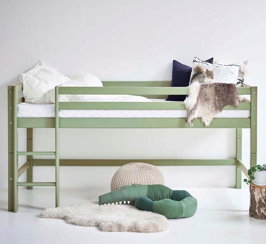 Hoppekids Hoogslaper ECO Dream MY COLOR 90x200 om te bouwen tot een eenpersoonsbed 4 kleuren (set) - Foto 2