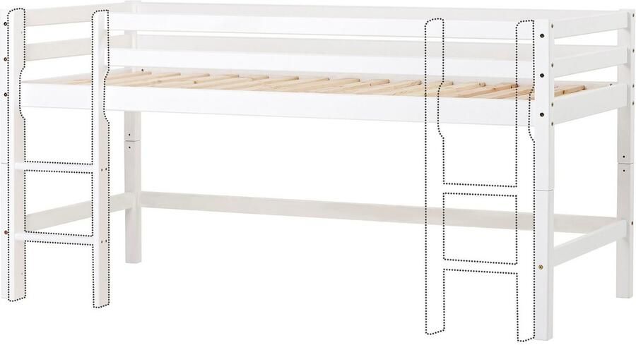 Hoppekids Hoogslaper ECO Dream MY COLOR 90x200 om te bouwen tot een eenpersoonsbed 4 kleuren (set) - Foto 3