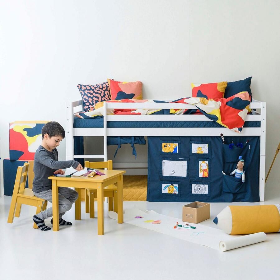 Hoppekids Hoogslaper ECO Dream MY COLOR 90x200 om te bouwen tot een eenpersoonsbed 4 kleuren (set) - Foto 2