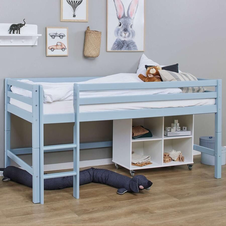 Hoppekids Hoogslaper ECO Dream MY COLOR 90x200 om te bouwen tot een eenpersoonsbed 4 kleuren (set) - Foto 6