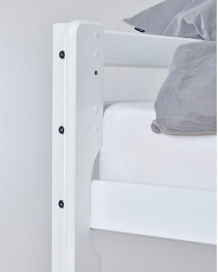 Hoppekids Hoogslaper Hochbett 90x200cm met bureau om te bouwen tot een eenpersoonsbed FSC gecertificeerd massief hout hoogslaper zonder bureau bruikbaar - Foto 8