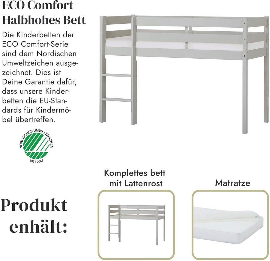 Hoppekids Speelbed ECO COMFORT hoogslaper deelbaar in 2 eenpersoonsbedden - Foto 5