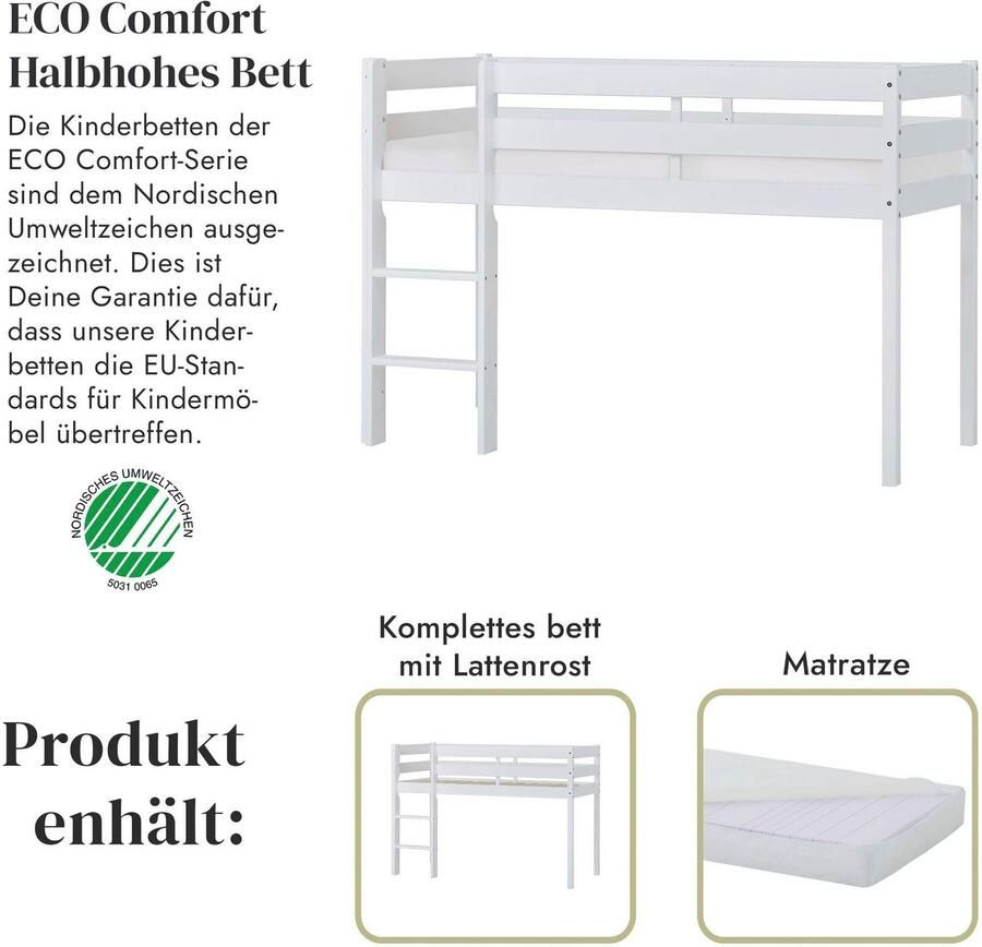 Hoppekids Speelbed ECO COMFORT hoogslaper deelbaar in 2 eenpersoonsbedden - Foto 5