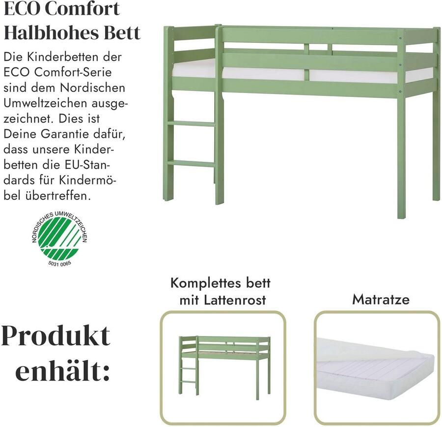 Hoppekids Speelbed ECO COMFORT hoogslaper deelbaar in 2 eenpersoonsbedden - Foto 5