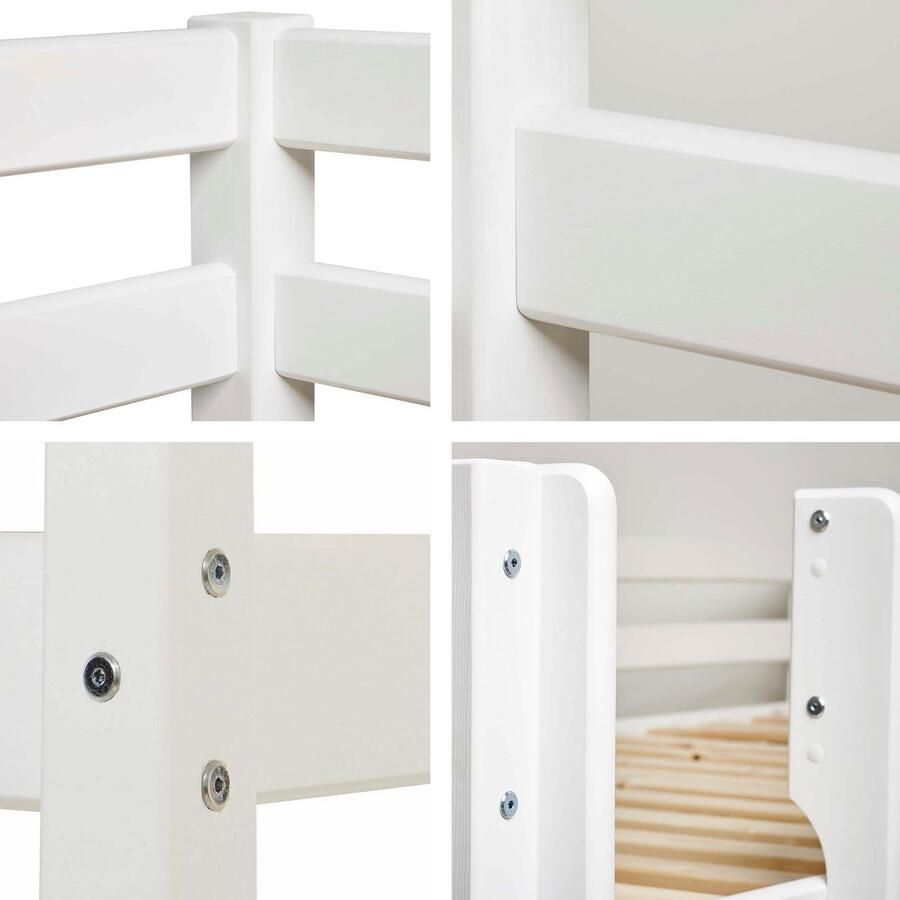 Hoppekids Speelbed ECO COMFORT hoogslaper deelbaar in 2 eenpersoonsbedden