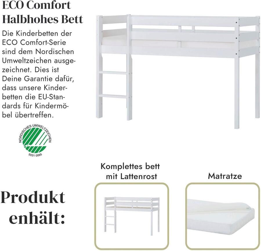 Hoppekids Speelbed ECO COMFORT hoogslaper deelbaar in 2 eenpersoonsbedden - Foto 5