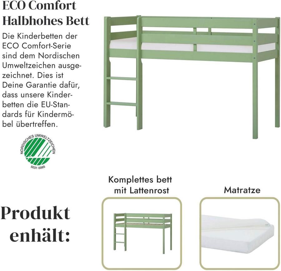 Hoppekids Speelbed ECO COMFORT hoogslaper deelbaar in 2 eenpersoonsbedden - Foto 5