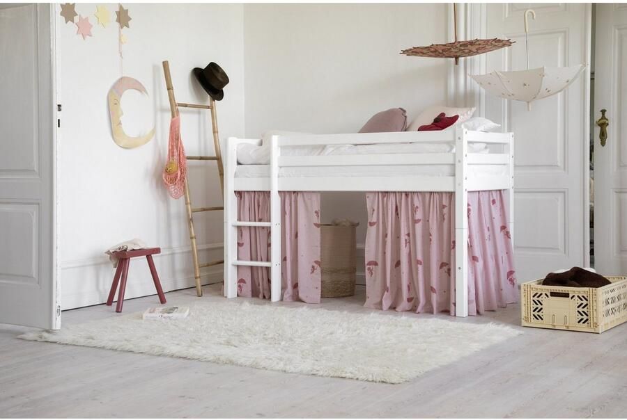 Hoppekids Speelbed ECO Dream hoogslaper deelbaar in 2 eenpersoonsbedden Massief hout naar keuze in 2 afmetingen en 4 kleuren matras ter keuze - Foto 3