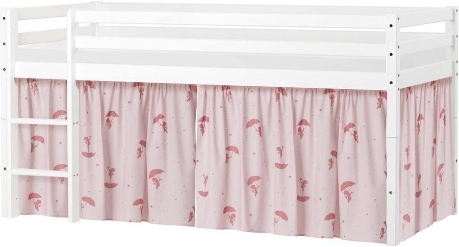 Hoppekids Speelbed ECO Dream hoogslaper deelbaar in 2 eenpersoonsbedden Massief hout naar keuze in 2 afmetingen en 4 kleuren matras ter keuze - Foto 4